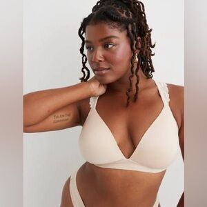 Aerie Sunnie Bloom Lace Strap Wireless Lightly Lined Bra